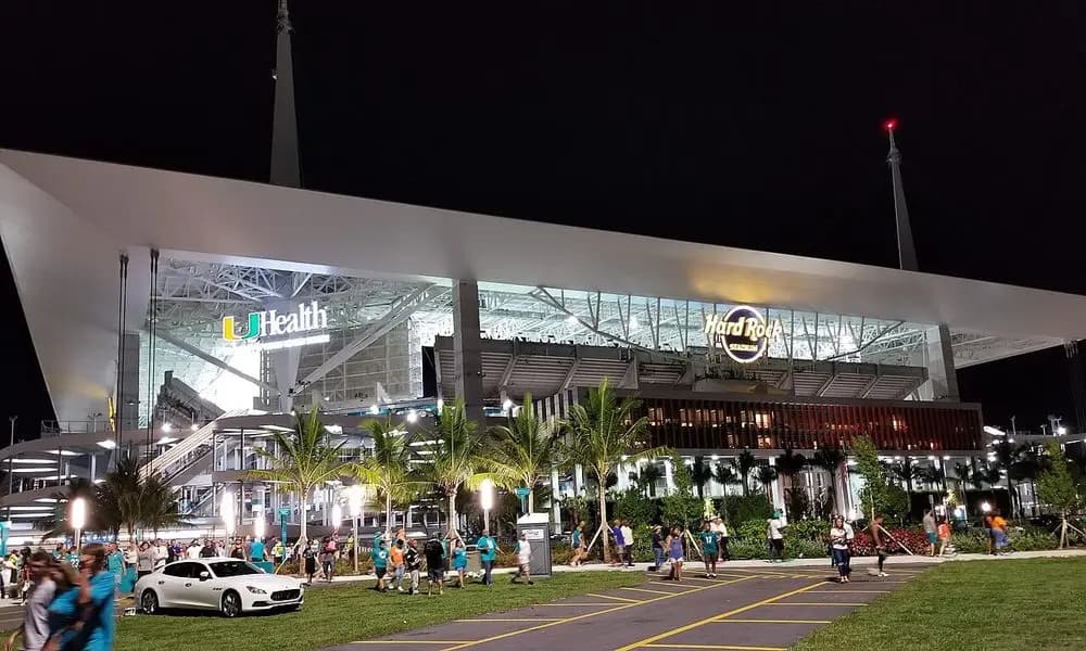 Exterior del Hard Rock Stadium