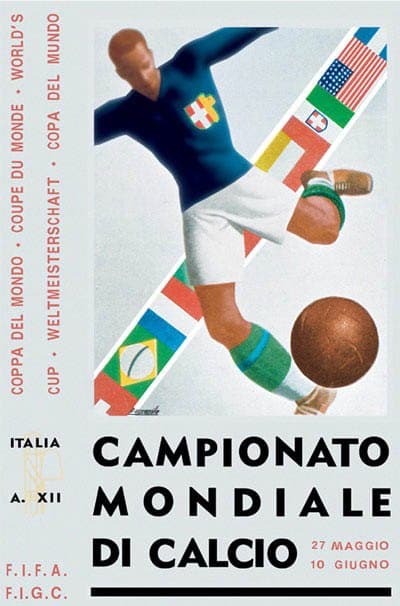 Afiche del Mundial 1934