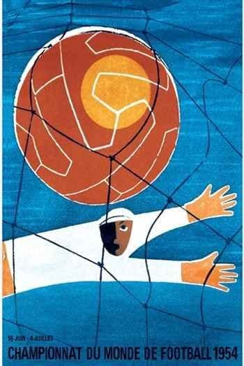 Afiche del Mundial 1954