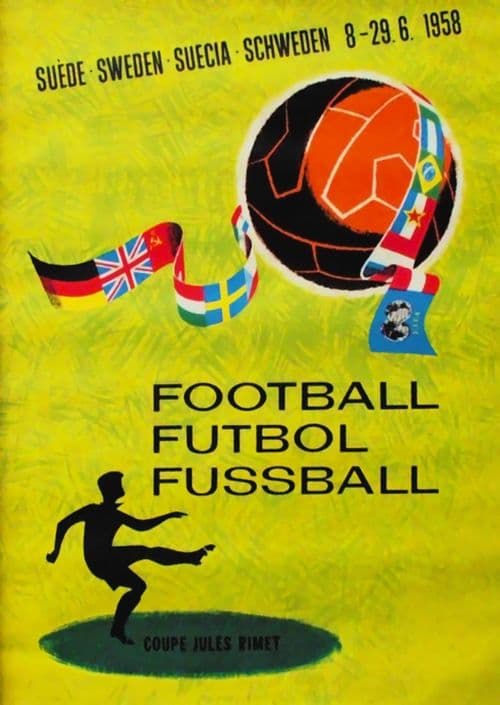 Afiche del Mundial 1958