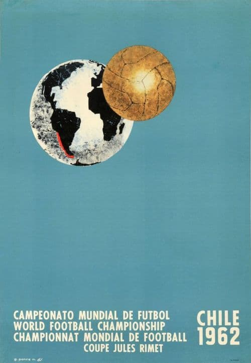 Afiche del Mundial 1962