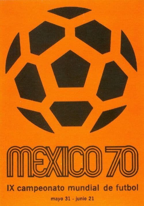 Afiche del Mundial 1970
