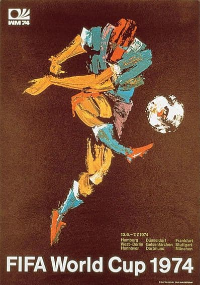 Afiche del Mundial 1974