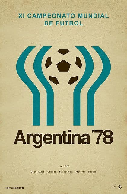 Afiche del Mundial 1978