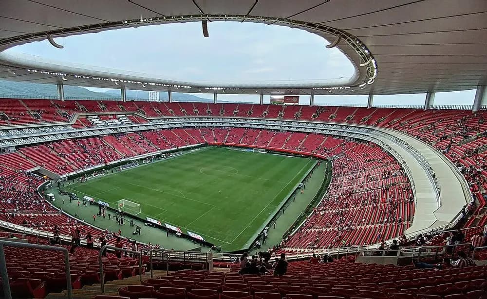 Cabecera sur del estadio en 2022